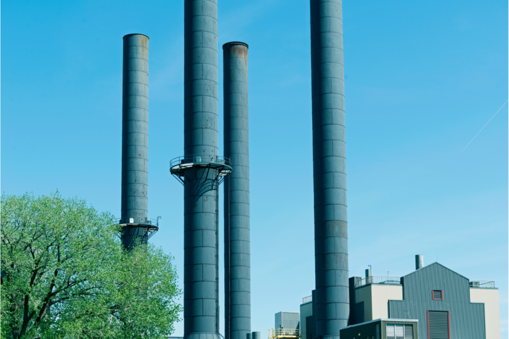 Smoke stacks in Minnesota