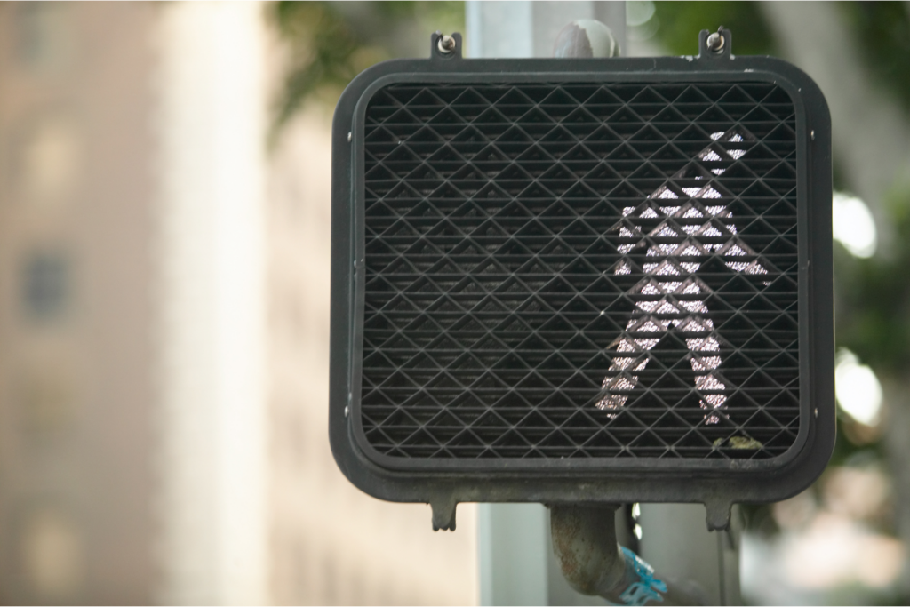 pedestrian crossing signal