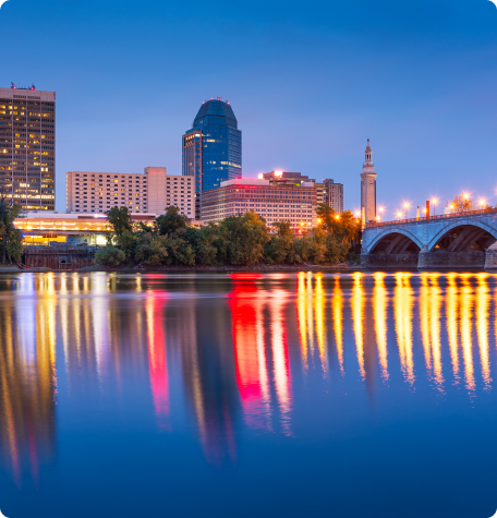 Image of a Minnesota at night