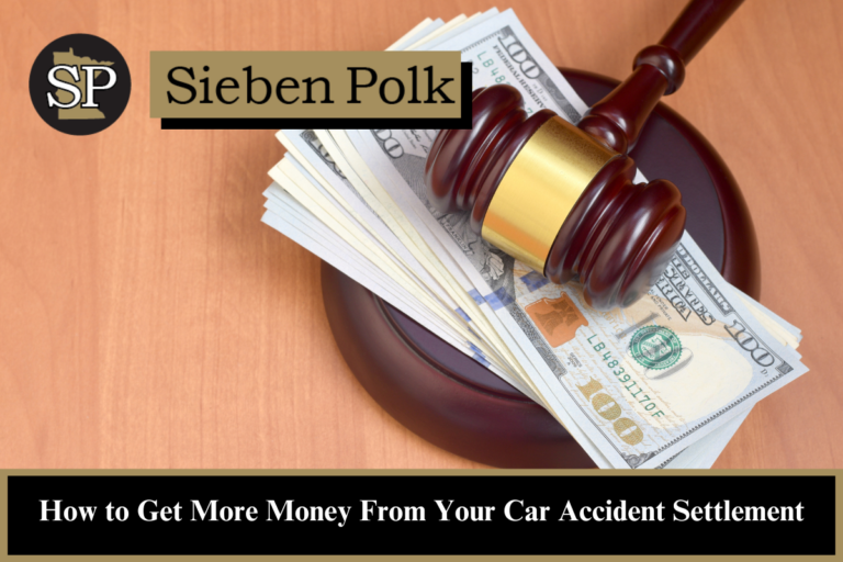 Banner image for how to get more money from your minnesota car accident settlement