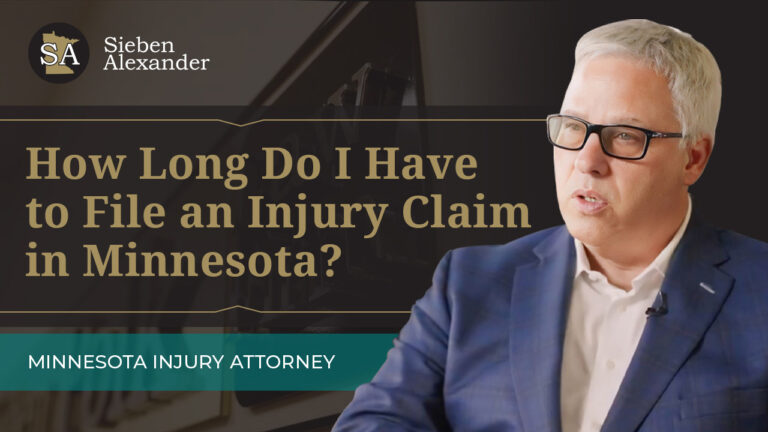 How long do I have to file an injury claim in MN? Thumbnail photo of Personal Injury Lawyer John Sieben