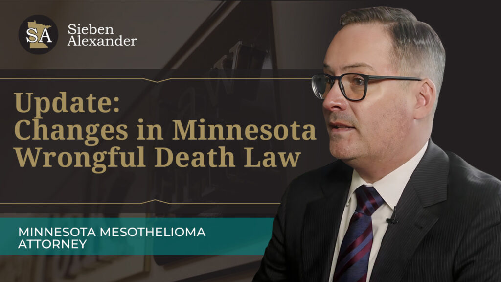 Changes in Minnesota Wrongful Death Law. Thumbnail photo of Chad Alexander A Minnesota Mesothelioma and Personal Injury Lawyer