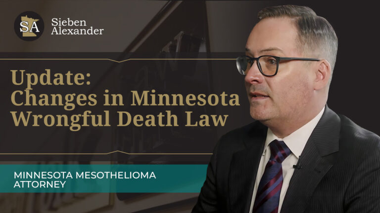 Changes in Minnesota Wrongful Death Law. Thumbnail photo of Chad Alexander A Minnesota Mesothelioma and Personal Injury Lawyer