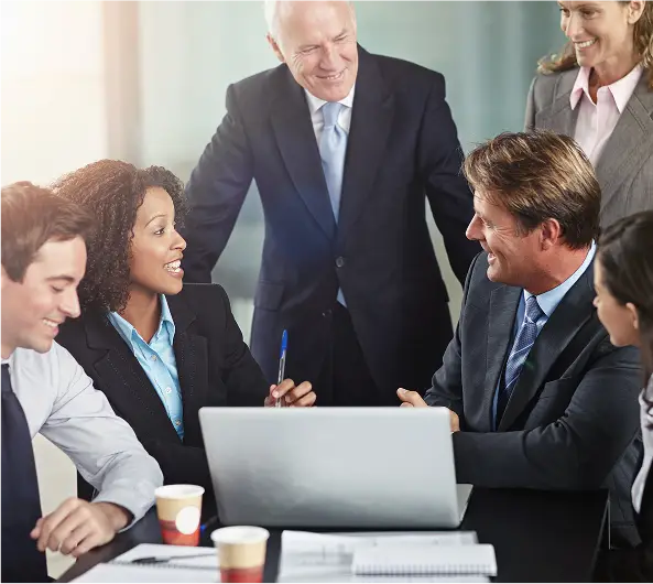 Group of business people in a meeting